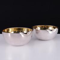 2 Tiffany & Co. THUMBPRINT Sterling Silver Bowls, Elsa Peretti - Sold for $3,328 on 10-11-2026 (Lot 705).jpg